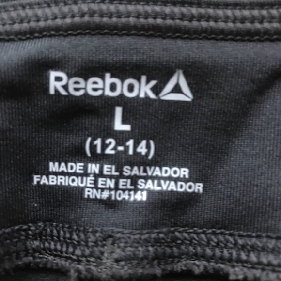 Reebok Sport Girls Large CWC Core Tight Cavier NWT - Picture 2 of 8